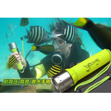 online shop scuba diving torch Underwater LED diving led torch 18650 Torch Lamp Light